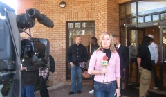 Christina Paschyn reporting for E News in Johannesburg.