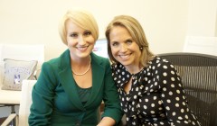 Christina Paschyn and Katie Couric